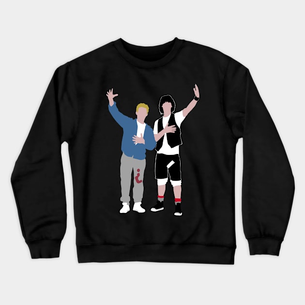 Bill and Ted Crewneck Sweatshirt by RevArt